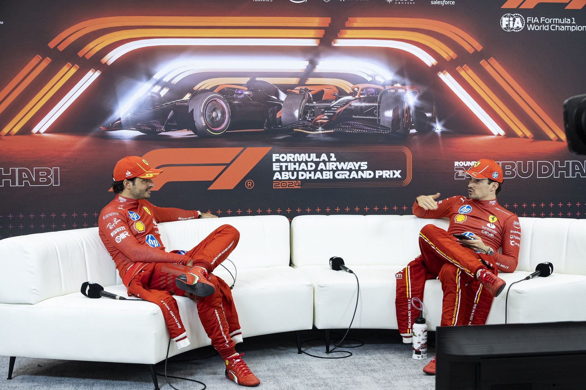 Carlos Sainz and Charles Leclerc - Source: Getty